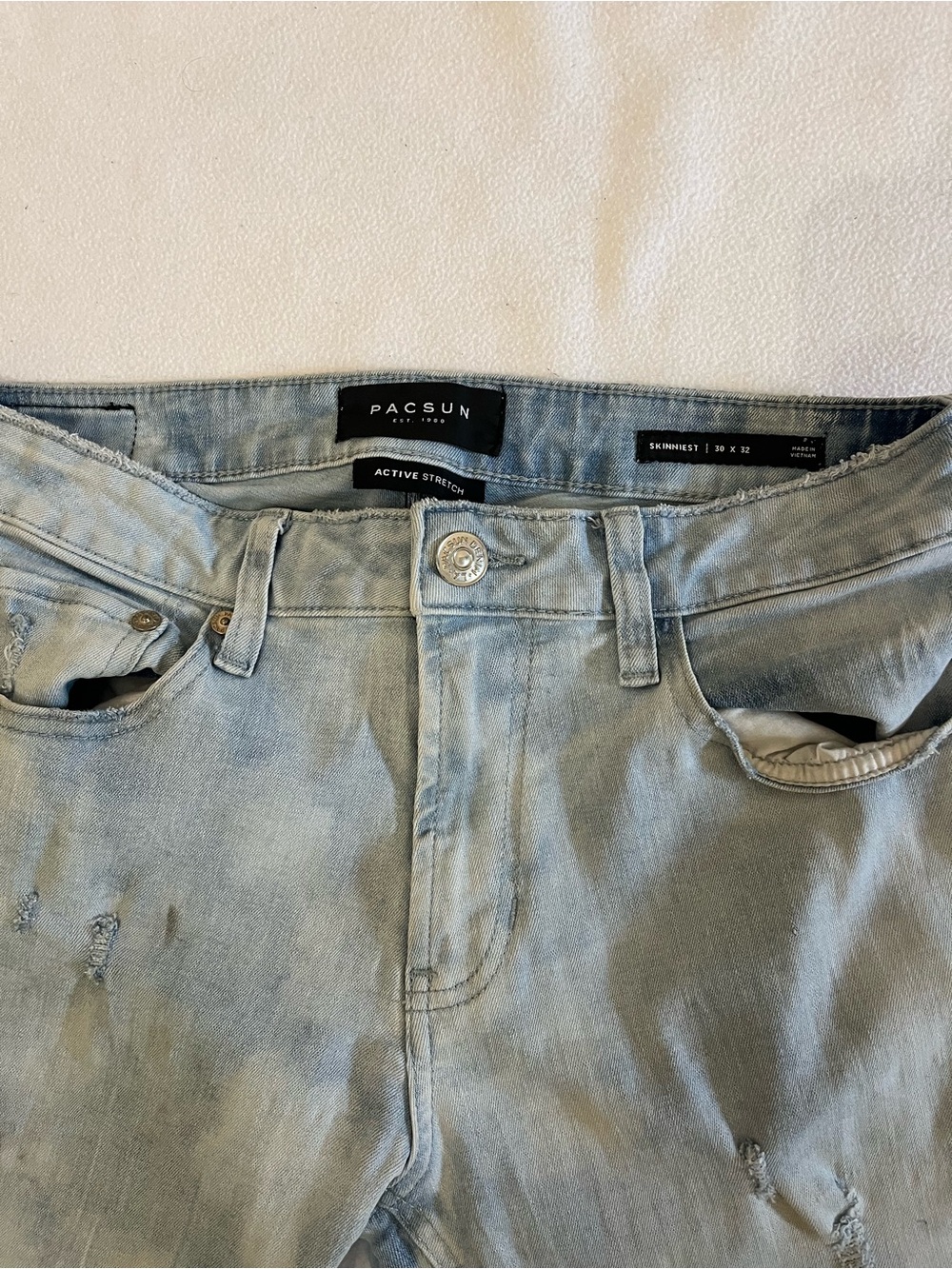 4 Pair Men’s Jeans Boohoo Man, American Eagle & (2) Pacsun - Picture 3 of 12